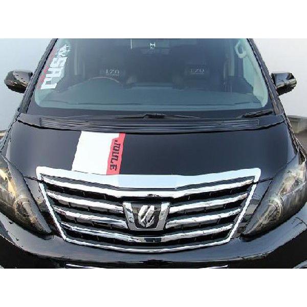 アルファード20　シックスセンスボンネット　ボンネットスポイラー アルファード 20系 ボンネットスポイラー 純正色塗装済み