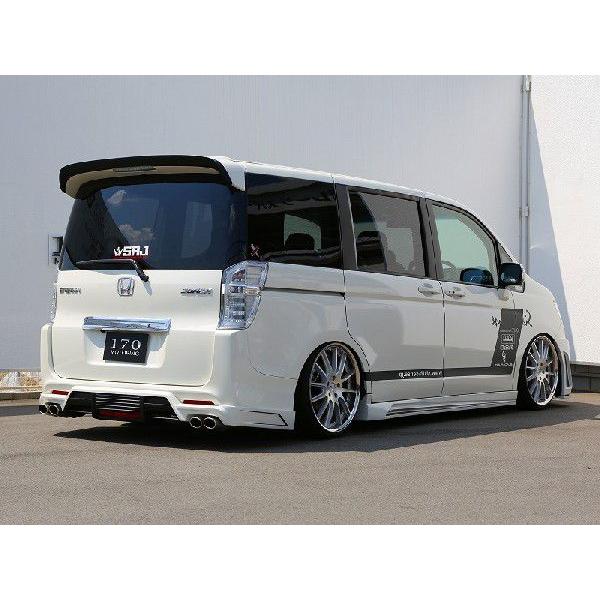 シックスセンス　サイドステップ　ステップワゴン　RK ステップワゴン RK スパーダ後期 VerBフルエアロ4点セット FRP未塗装