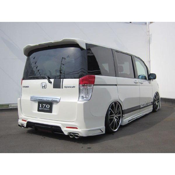 シックスセンス　サイドステップ　ステップワゴン　RK ステップワゴン RK スパーダ前期 ハーフエアロ3点セット FRP未塗装