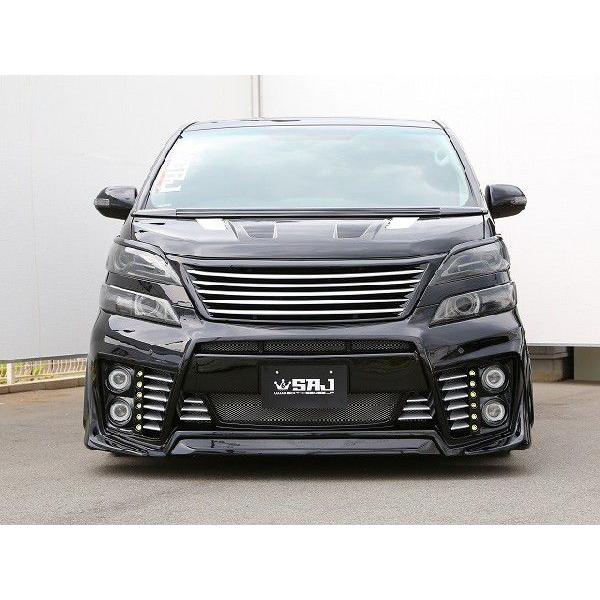 20ヴェルファイア シックスセンスバンパー 20系ヴェルファイア後期 ジュールフロントバンパースポイラー FRP未