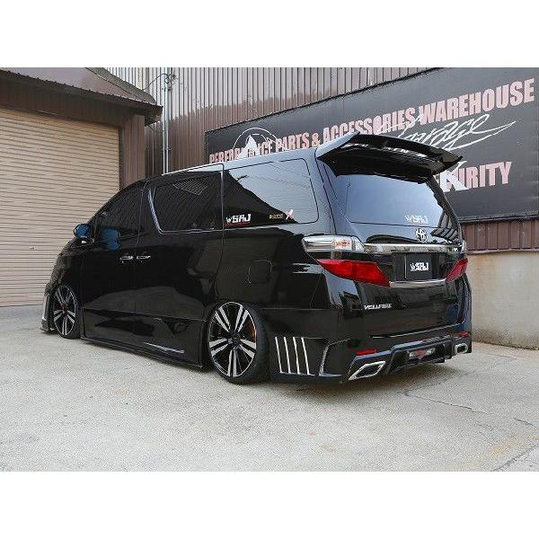 20系ヴェルファイア前期Zグレード ジュール リアバンパースポイラー