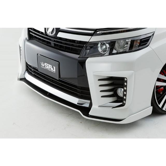 80VOXY ZSグレード専用 フロントフラップスポイラー 純正色塗装済み