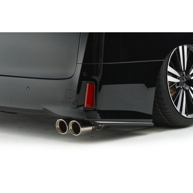 30ヴェルファイア前期 Zグレード用 リアサイドフラップ FRP未塗装