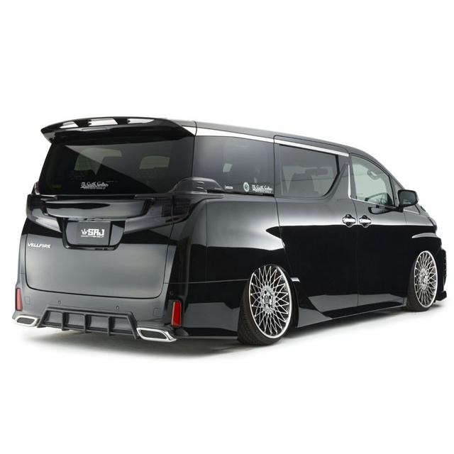 30ヴェルファイア前期 リアゲートウイング ライトスモーク（ドット仕様