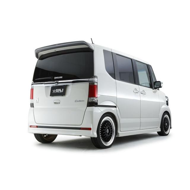 N-BOXカスタム用 SEVENエアロ リアウイング ブラックカーボン調
