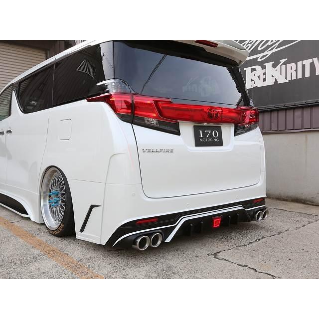 30系アルファード ジュール リアバンパースポイラーVer2 FRP未塗装