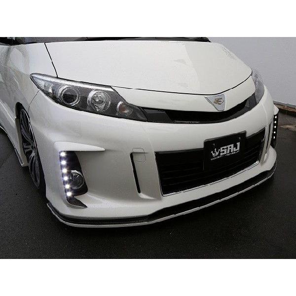 50エスティマ後期 アエラス純正バンパー用LEDデイランプキット FRP