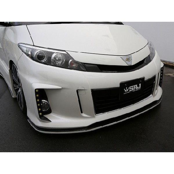 50エスティマ後期 アエラス純正バンパー用LEDデイランプキット FRP