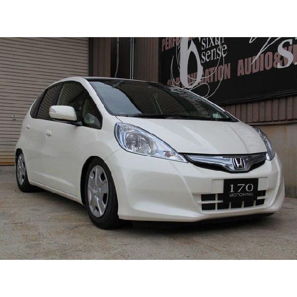 フィットGE用ヘッドライトカバー ライトスモーク(ドット) 【シックス