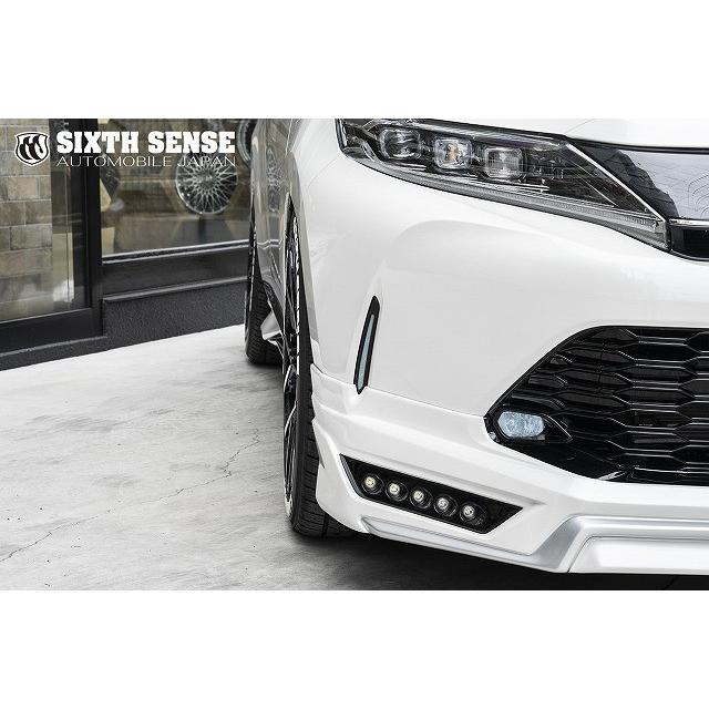 60ハリアー後期 LEDデイランプカバー イエロー ブルー 【シックス