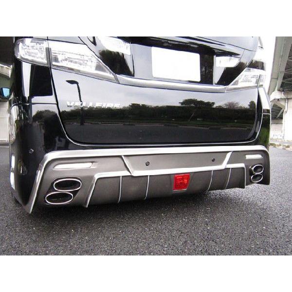 10系アルファード ジュールリアバンパー専用 マフラーカッター