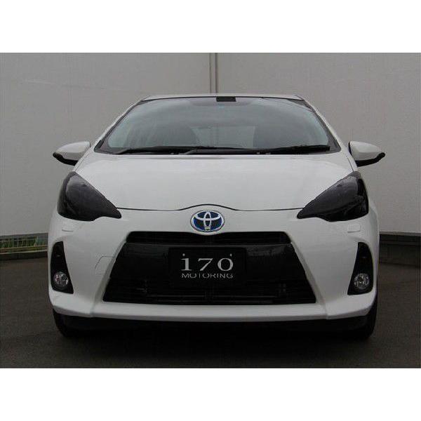 アクア前期用ヘッドライトカバー スモーク 【シックスセンス ヤフー