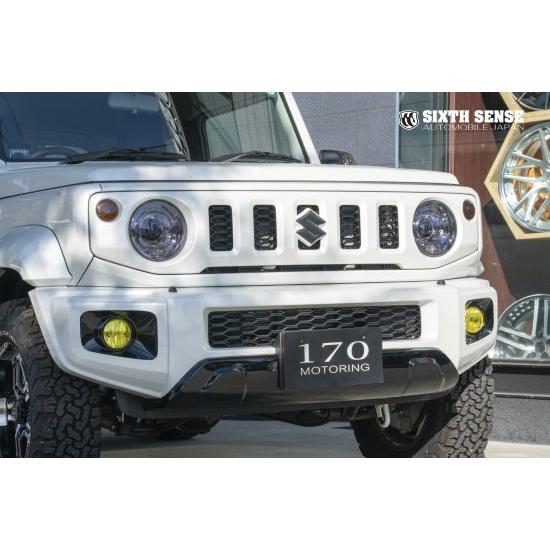 ジムニー ジムニーシエラ フォグランプカバー イエロー/ブルー