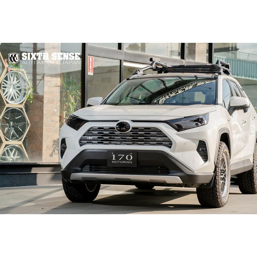 RAV4 フォグランプカバー スモーク 【シックスセンス ヤフーショップ