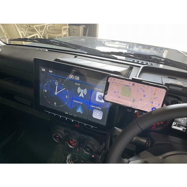 ジムニー JB64 アルパイン11型ディスプレイ用 スマホホルダー