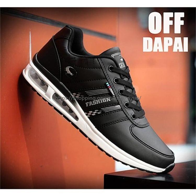 世界の 送料無料 ゴルフシューズ メンズ ローカット Pu カジュアル スパイクレス 軽量 スポーツ 防水 通気 かっこいい スリッポン 靴 運動