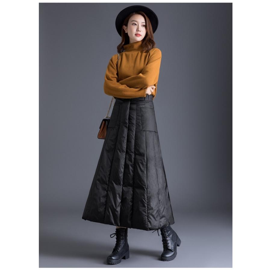 ロングダウンスカート レディース ダウンスカート スカート 冬 ルーズ ロング 女性 アヒルダウン マキシスカート スブラックハイウエスト 防風 軽量 送料無料 シリュウ 通販 Yahoo ショッピング