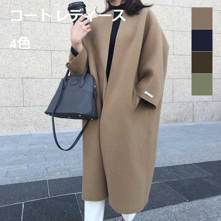 韓国風コート レディースカーディガン チェスターコート S カーキ Dove Soft Com