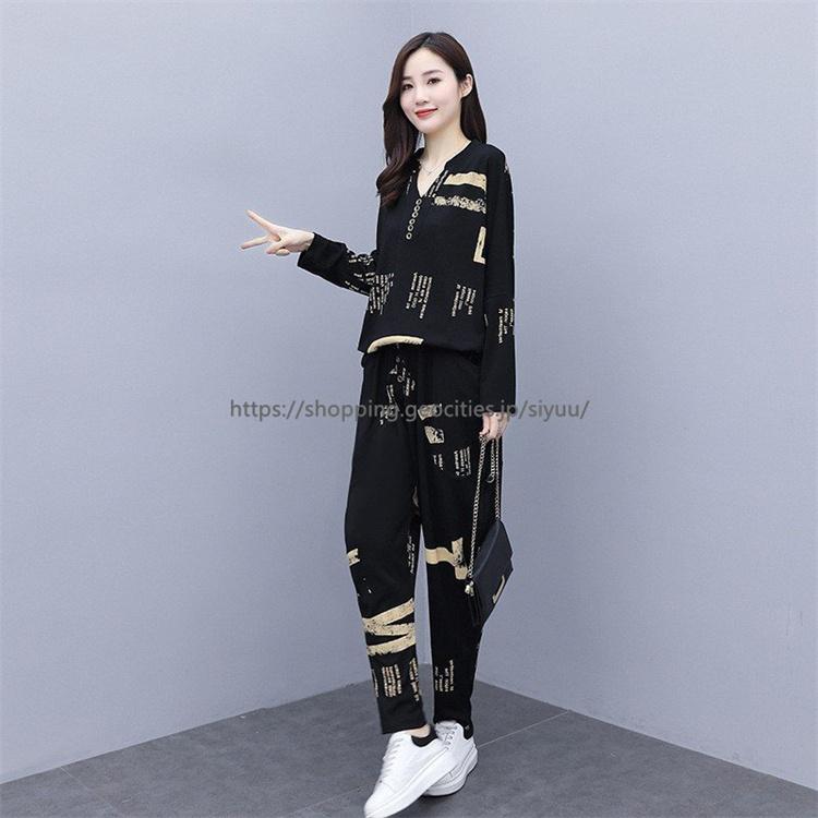 セットアップ レディース スウェット パンツ 上下セット カジュアル きれいめ 長袖 通勤 Ol オシャレ 大人 上品 着痩せ 秋コーデ 韓国風 秋冬 代30代40代 M シリュウ 通販 Yahoo ショッピング