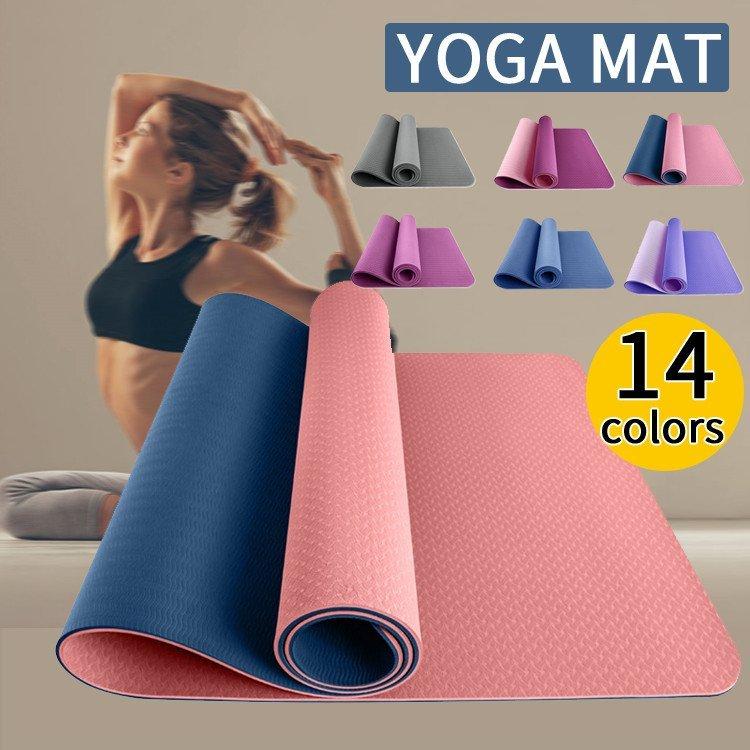 ヨガマット おすすめ 8mm ストレッチマット 筋トレマット トレーニングマット ピラティスマット 14カラー ケース付き Yjd シリュウ 通販 Yahoo ショッピング
