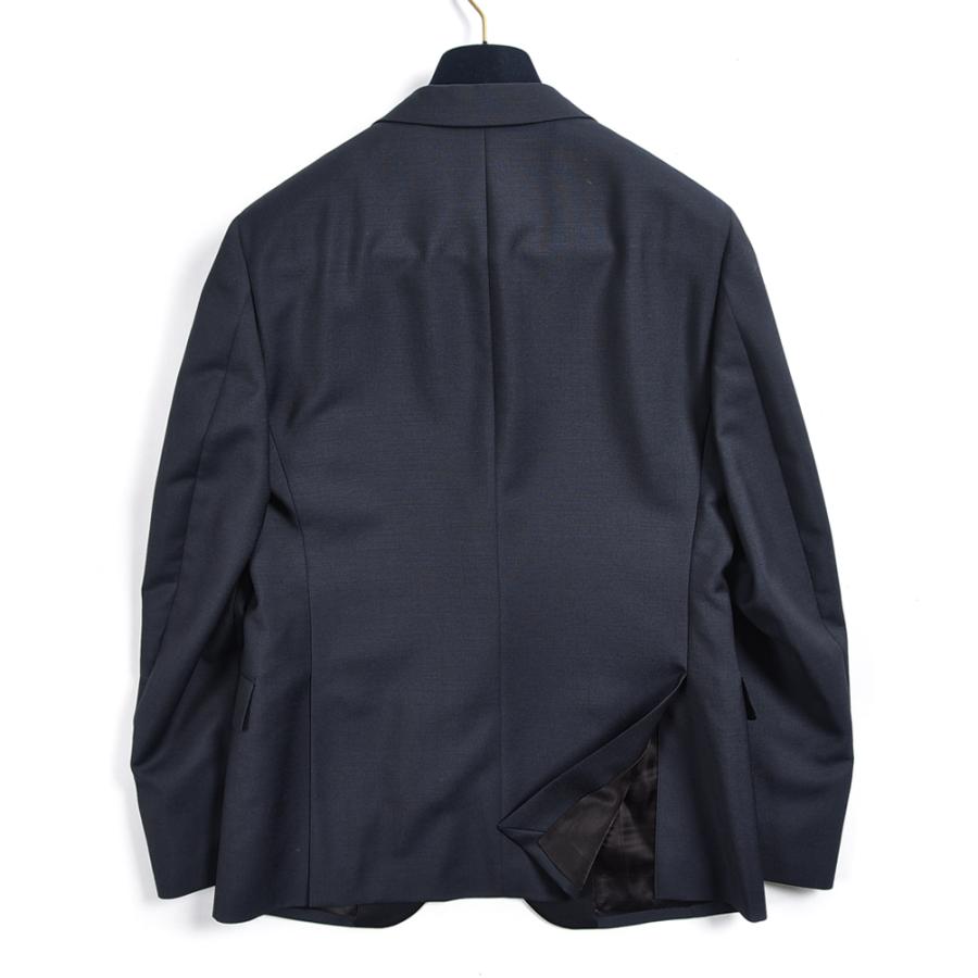 BOGLIOLI ボリオリ / K.JACKET ヴァージンウール 1Bシングルタキシードスーツ ネイビーの画像