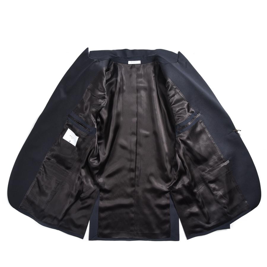 BOGLIOLI ボリオリ / K.JACKET ヴァージンウール 1Bシングルタキシードスーツ ネイビーの画像