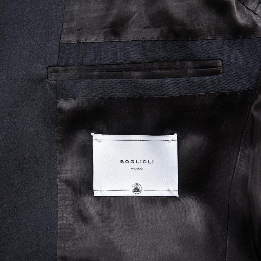 BOGLIOLI ボリオリ / K.JACKET ヴァージンウール 1Bシングルタキシードスーツ ネイビーの画像