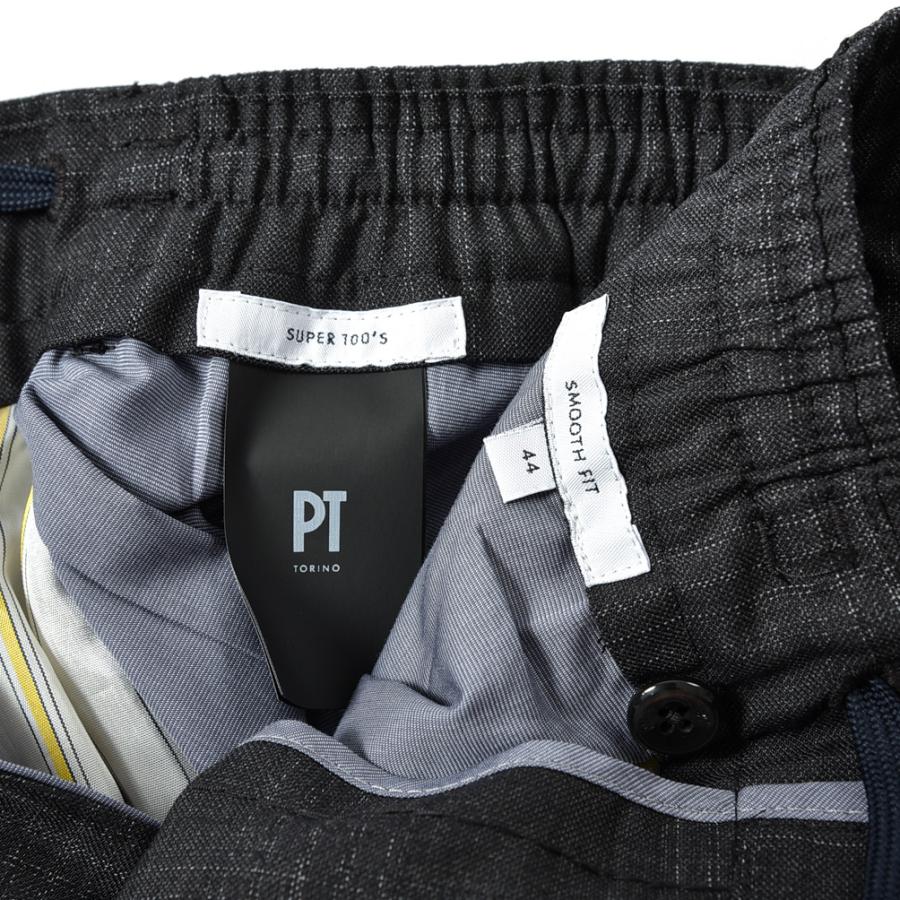 PT TORINO SMOOTH FIT スラックス ストレッチ イージーパンツ ドロー 