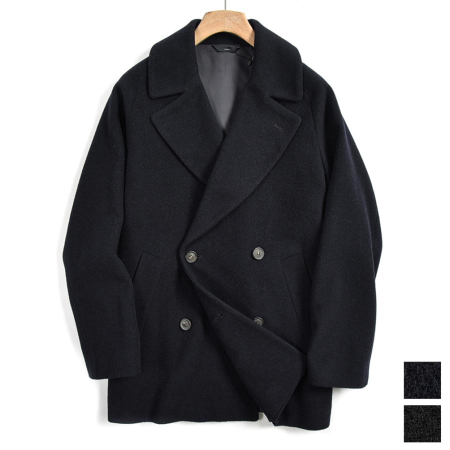 50 Off イーヴォ Hevo Pコート 4bダブル ラグランスリーブ ショート丈 秋冬 メンズ ウール 2色展開 アウトレット 送料無料