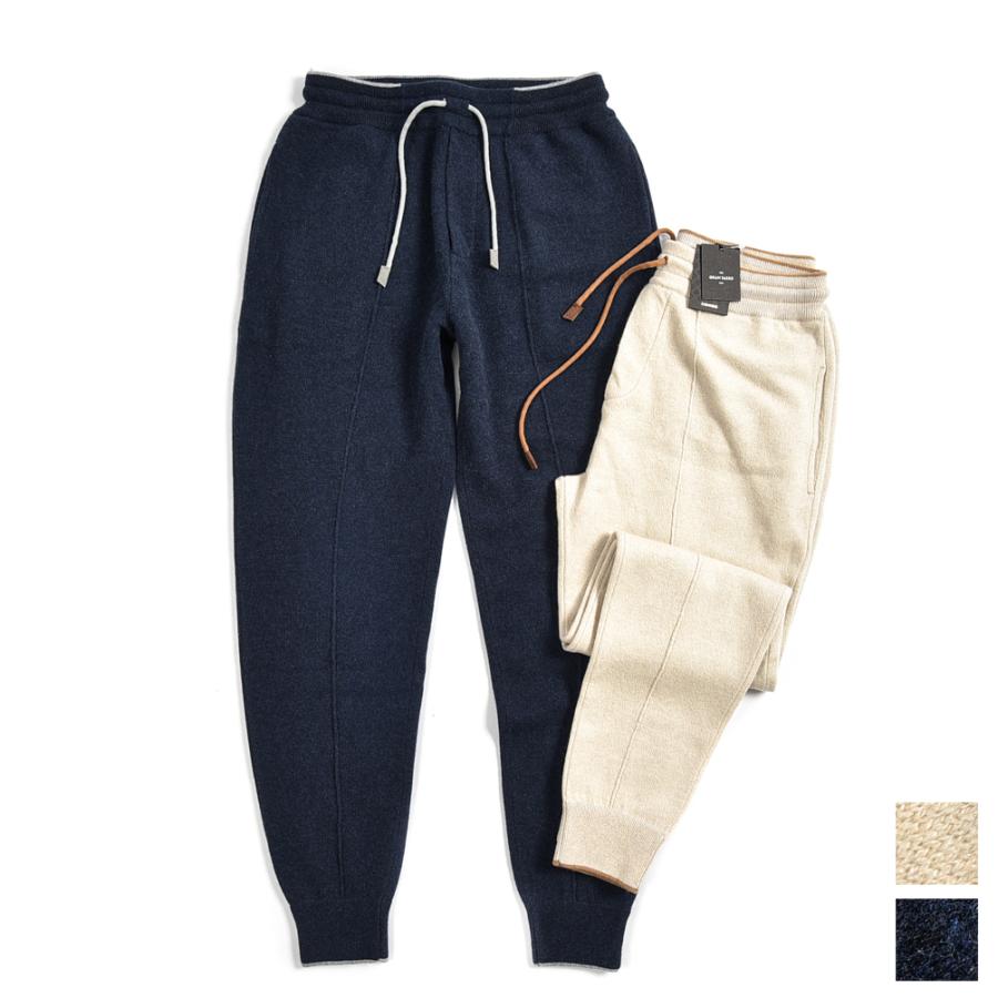 グランサッソ ジョガー Gran Sasso ニット ジョガー 札幌のメンズセレクトショップ Gran パンツ 秋冬 Gran By Peppino 2色展開 100 カシミヤ Guardaroba 特価 の