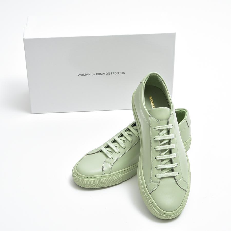 コモンプロジェクト COMMON PROJECTS 3701 ORIGINAL ACHILLES LOW ローカット スニーカー レザー ミント グリーン イタリア製｜size4458｜02