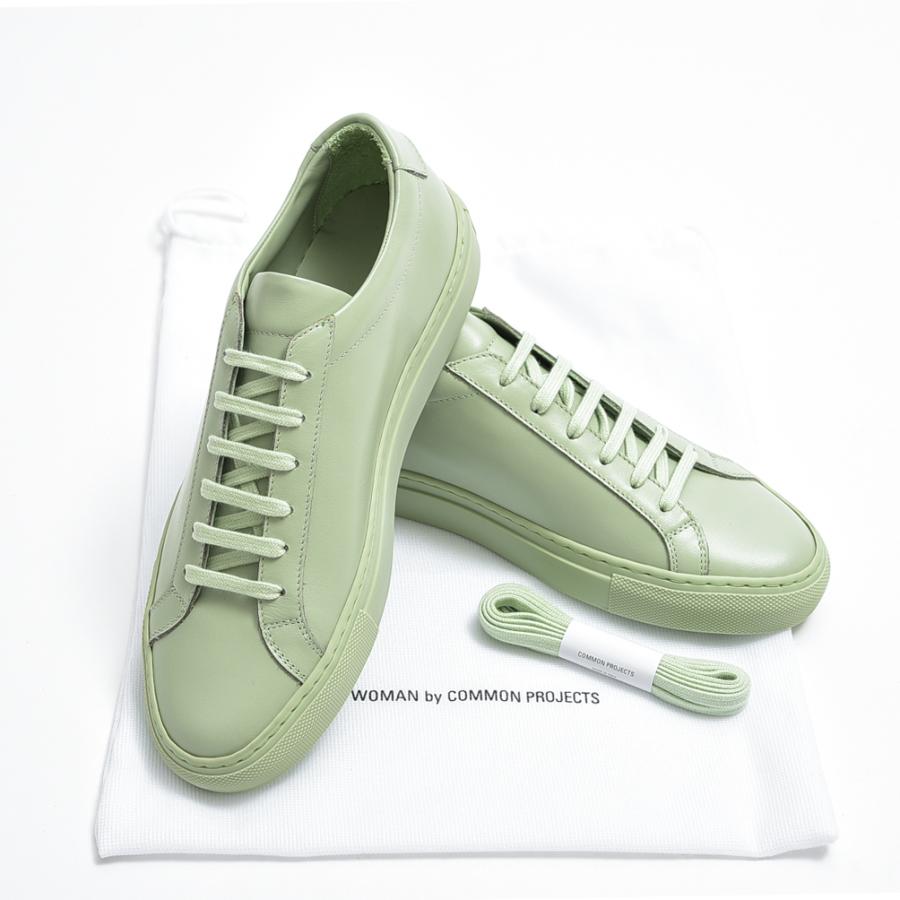 COMMON PROJECTS コモンプロジェクト / 3701 ORIGINAL ACHILLES LOW オールレザーローカットスニーカー ミントグリーン / セール_9