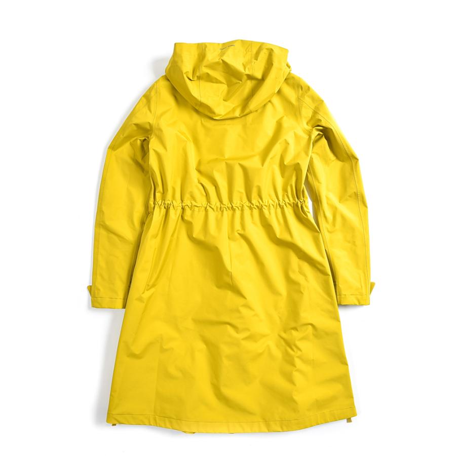 22年 春夏新作 レディースファッション Herno ヘルノ Laminar Gore Tex ロング丈 フーデッド コート 春夏 ロング丈 ブランド イタリア レディース イエロー Peppino 春夏 Guardaroba By