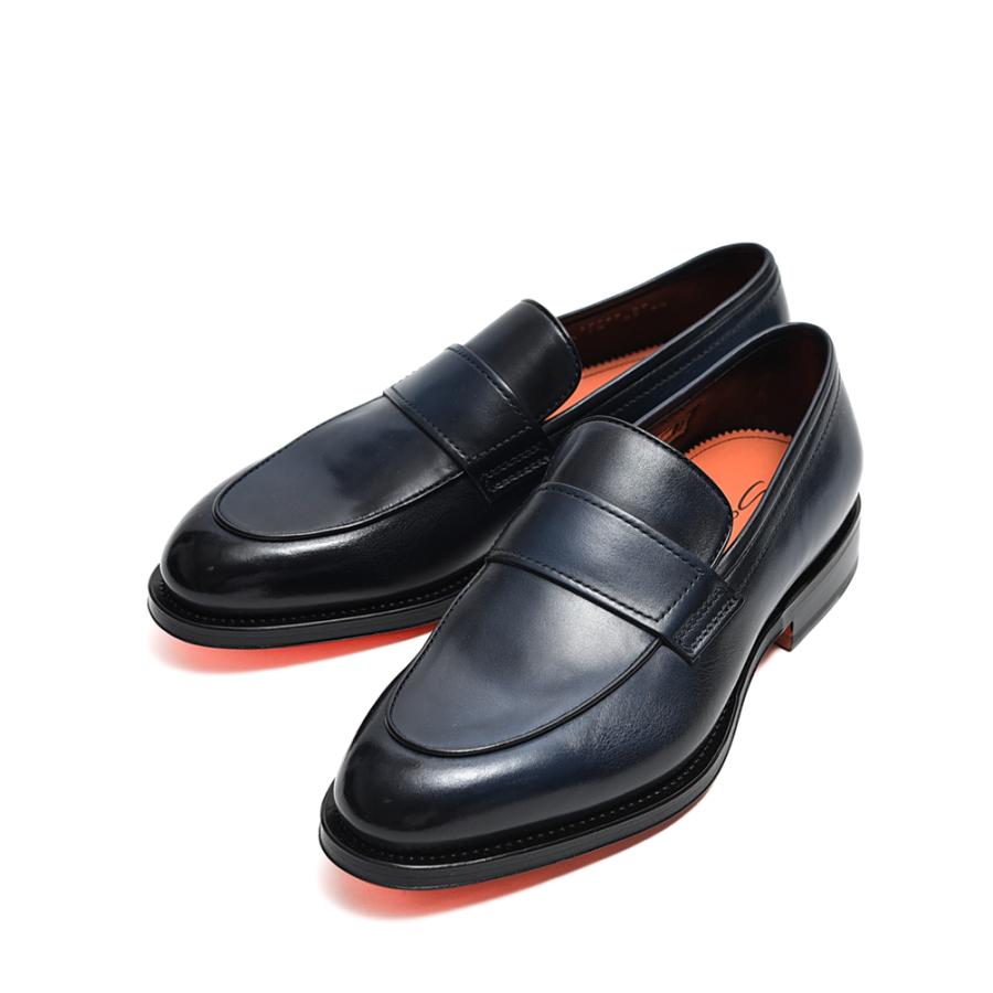 SANTONI SALE|SANTONI レザー ローファー スリッポン シューズ SANTONI SALE|SANTONI レザー ローファー スリッポン シューズ