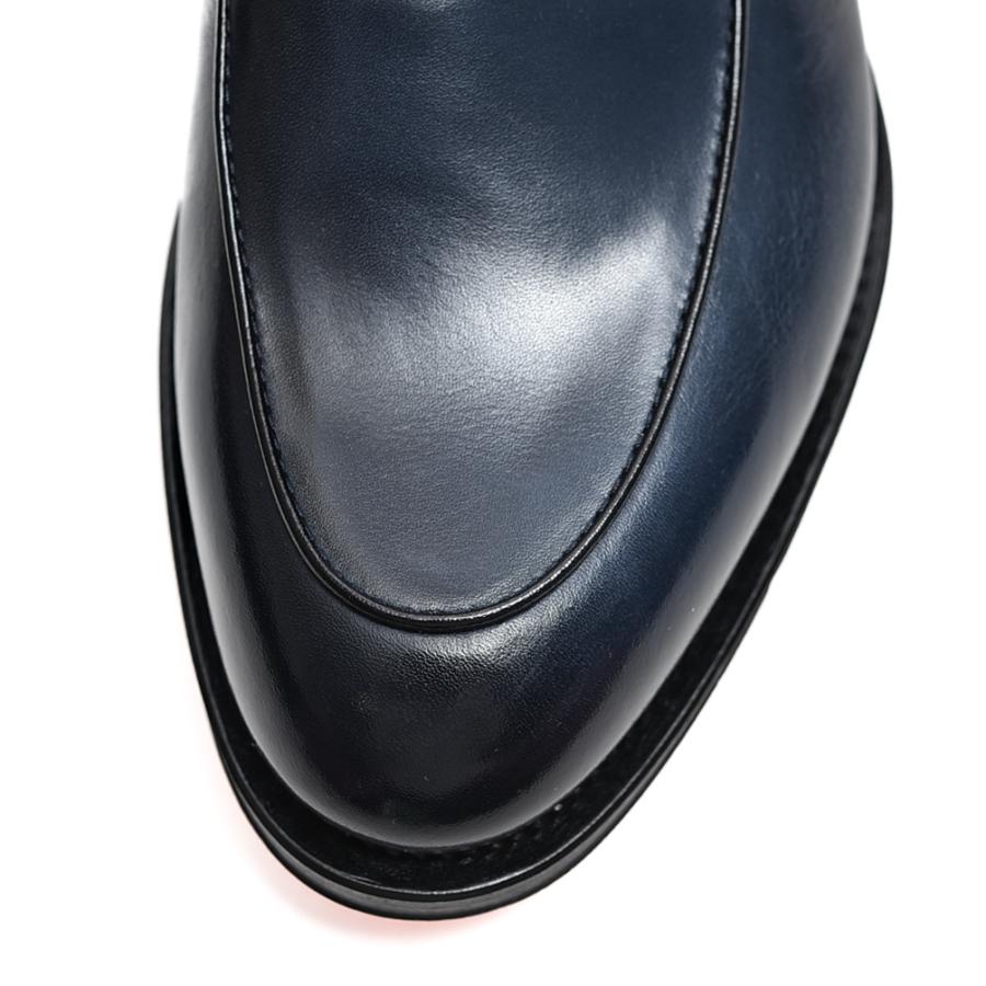 SANTONI レザー ローファー スリッポン シューズ ラウンドトゥ SANTONI レザー ローファー スリッポン シューズ ラウンドトゥ