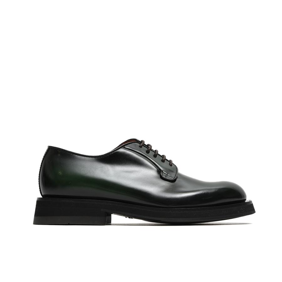SANTONI アンティークドレザー レースアップダービー ローカット 