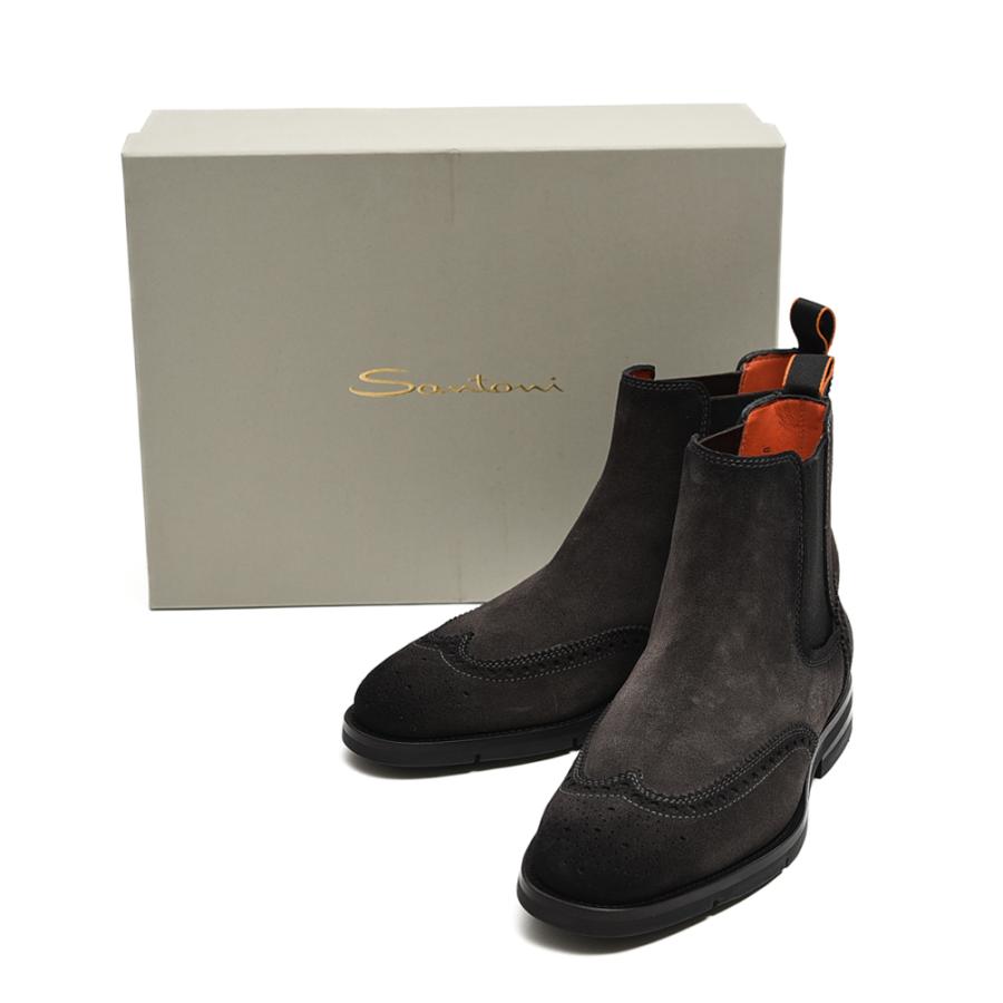 SANTONI（サントーニ） サントーニ / スエードブローグチェルシー