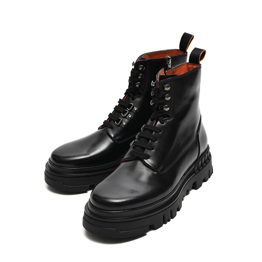 SANTONI サントーニ アンティークドレザー プラットフォームソール 