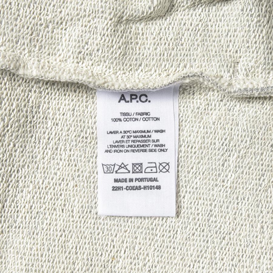 アーペーセー A.P.C. スウェット ショーツ ハーフパンツ 短パン ショートパンツ コットン 100% ロゴ ブラック［SALE］｜size4458｜15