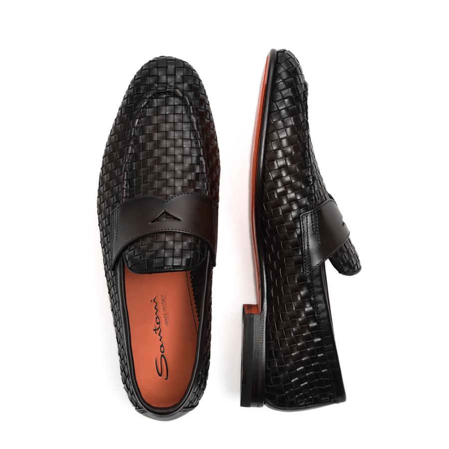 サントーニ SANTONI レザー ローファー スリッポン ローカット 