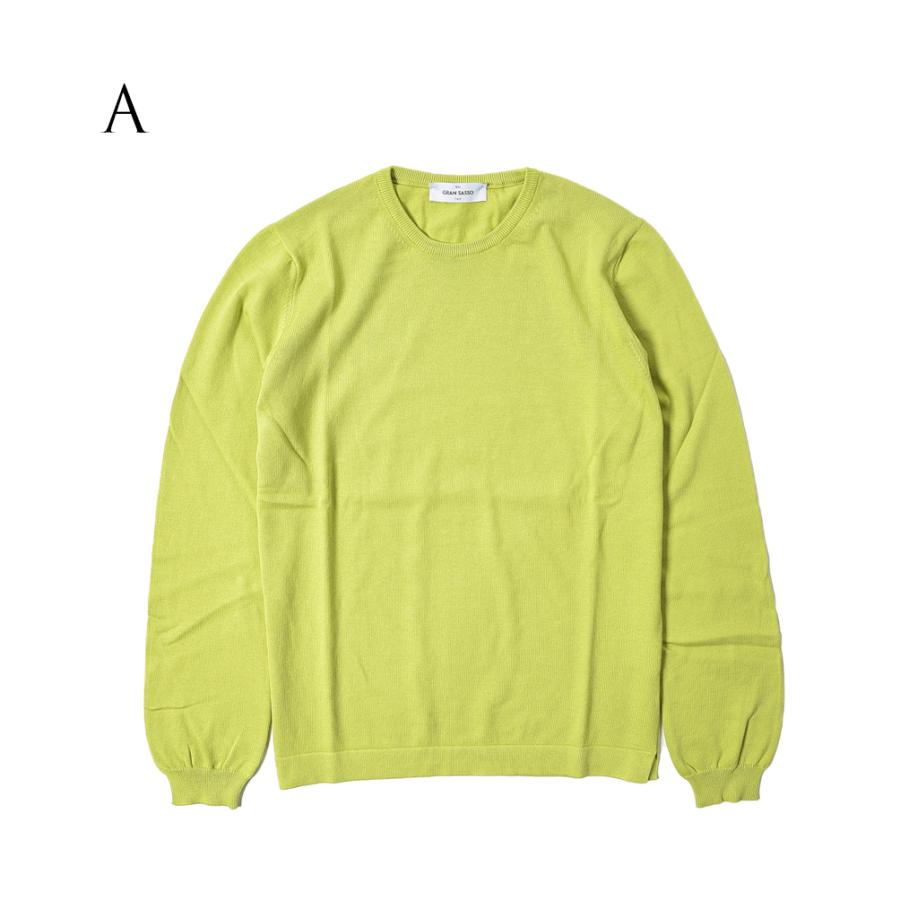 グランサッソ GRAN SASSO EGYPTIAN COTTON コットンニット セーター 