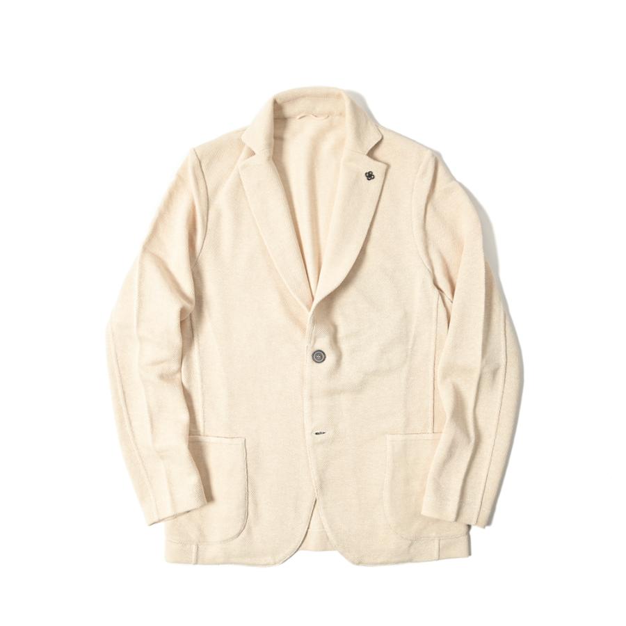グランサッソ GRAN SASSO SARTORIAL ニットジャケット 2Bシングル 春夏 
