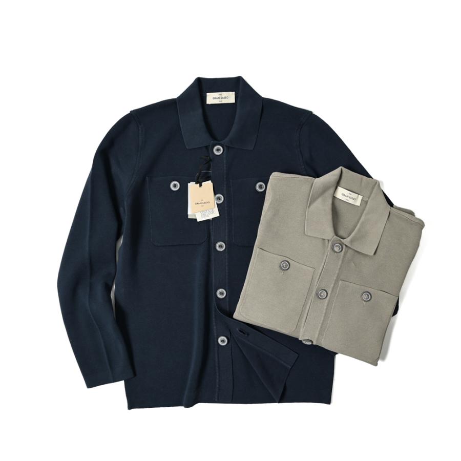 Gran Sasso GRAN SASSO 襟付きカーディガン ホリゾンタルカラー Gran Sasso GRAN SASSO 襟付きカーディガン ホリゾンタルカラー