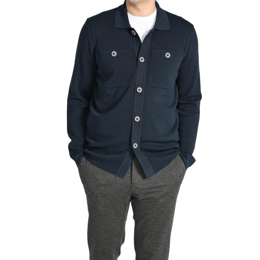 Gran Sasso GRAN SASSO 襟付きカーディガン ホリゾンタルカラー Gran Sasso GRAN SASSO 襟付きカーディガン ホリゾンタルカラー