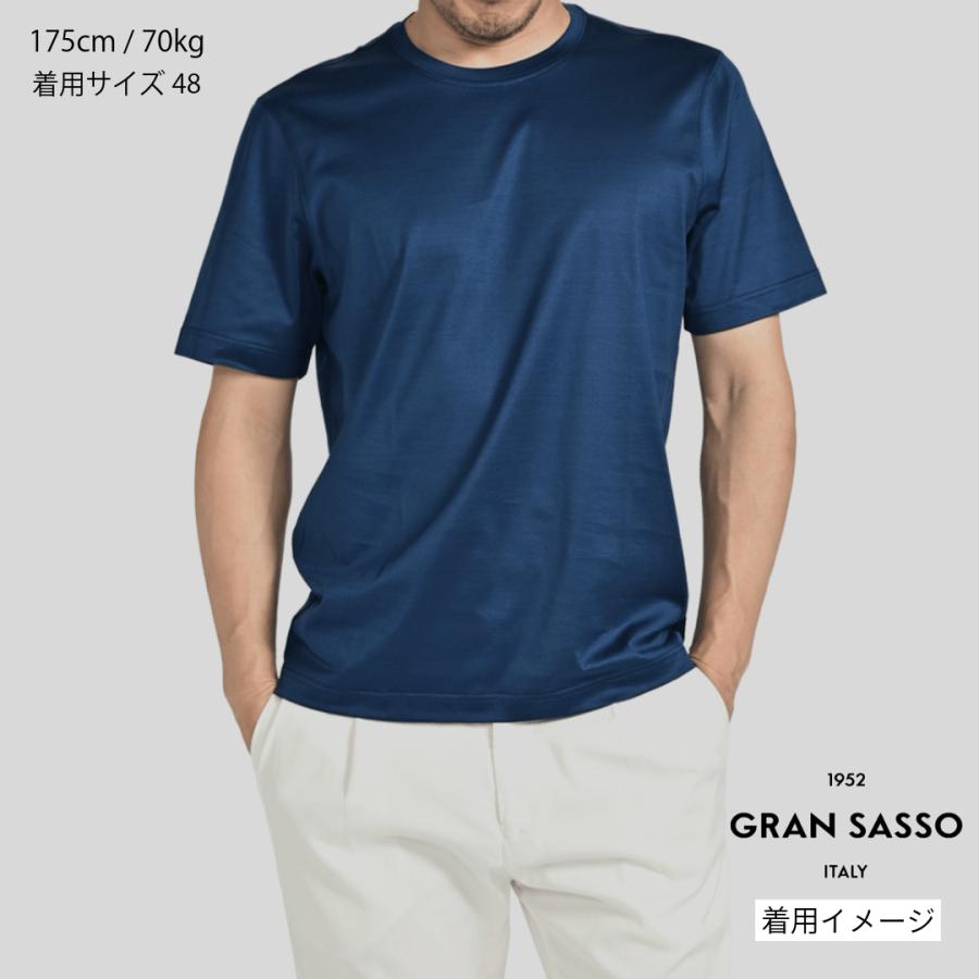 タグ付き 未使用品 GRAN SASSO 48 マーセライズ グランサッソ Gran Sasso GRAN SASSO グランサッソ / マーセライズコットン