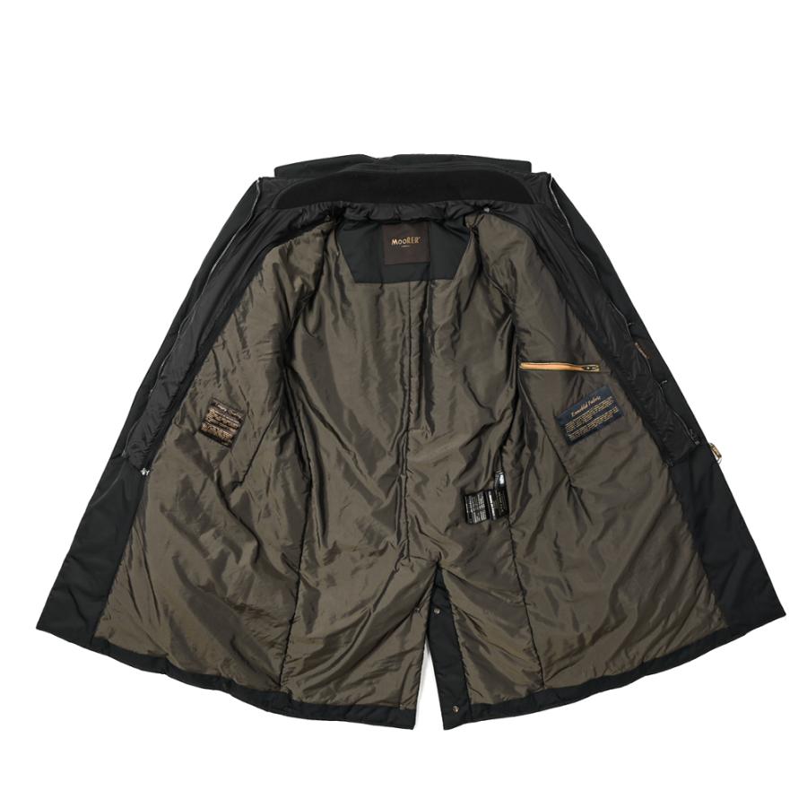【訳あり品】 ムーレー MOORER SIVIGLIA-KL PrimaLoft 中綿入りチェスターコート 3Bシングル フロントライナー ブラック 【STOCK SALE】 【JS1578230328】(57112円)