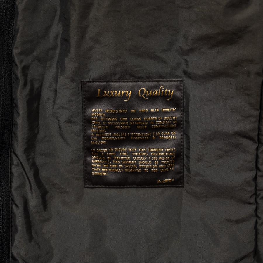 【訳あり品】 ムーレー MOORER SIVIGLIA-KL PrimaLoft 中綿入りチェスターコート 3Bシングル フロントライナー ブラック 【STOCK SALE】 【JS1578230328】(57112円)