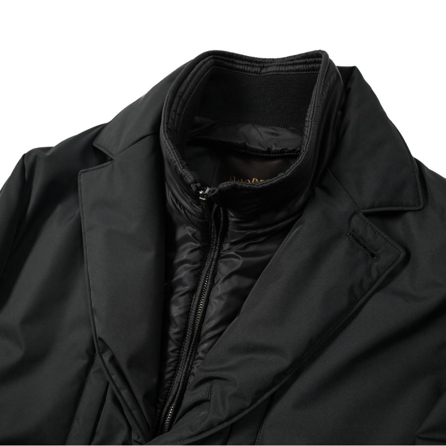 【訳あり品】 ムーレー MOORER SIVIGLIA-KL PrimaLoft 中綿入りチェスターコート 3Bシングル フロントライナー ブラック 【STOCK SALE】 【JS1578230328】(57112円)