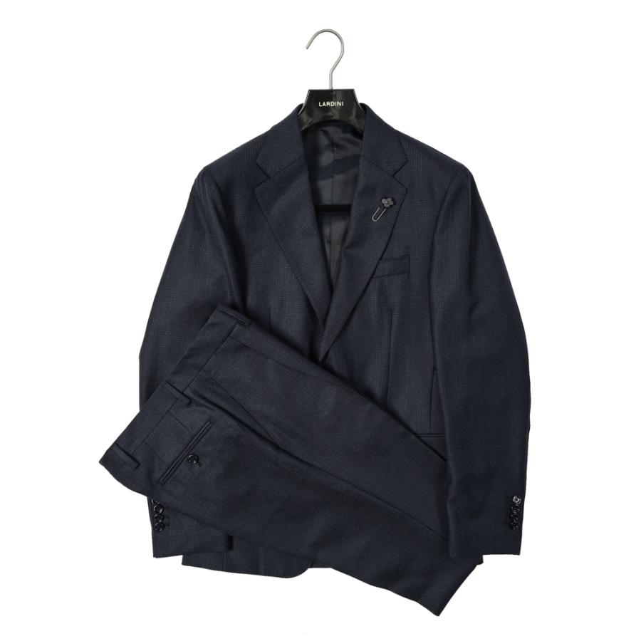 ラルディーニ LARDINI スーツ 2Bシングル ワンタック 秋冬 春 ウール 