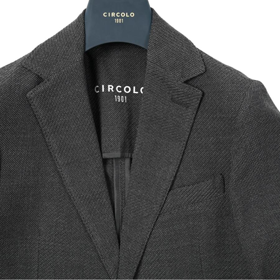 CIRCOLO 1901 2Bシングルテーラードジャケット ストレッチ ウール 